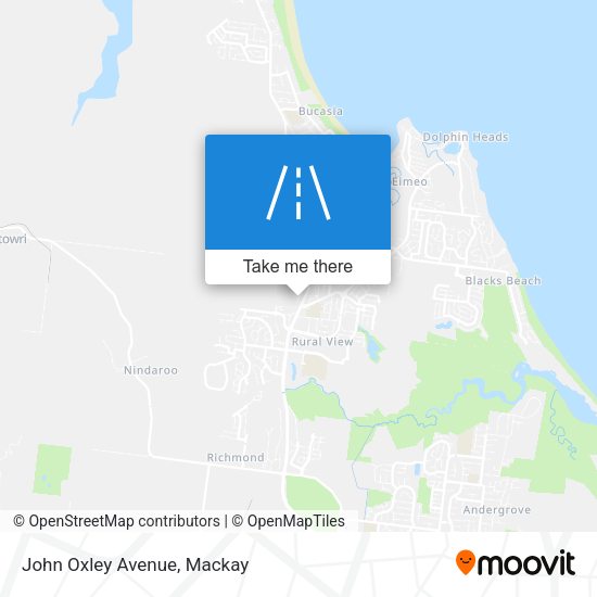 John Oxley Avenue map