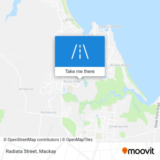 Radiata Street map