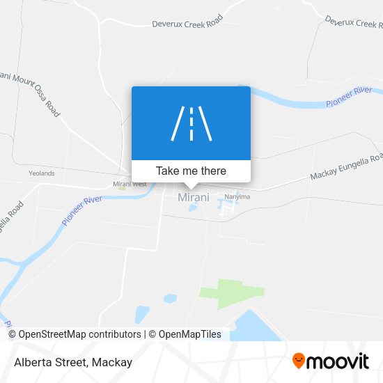 Alberta Street map