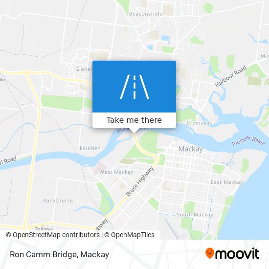 Ron Camm Bridge map