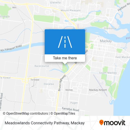 Meadowlands Connectivity Pathway map