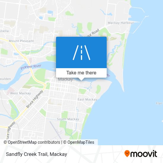 Sandfly Creek Trail map