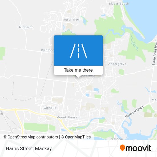 Harris Street map