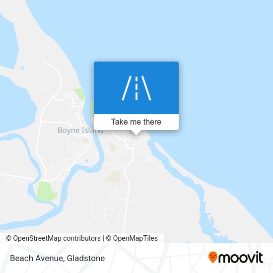 Beach Avenue map