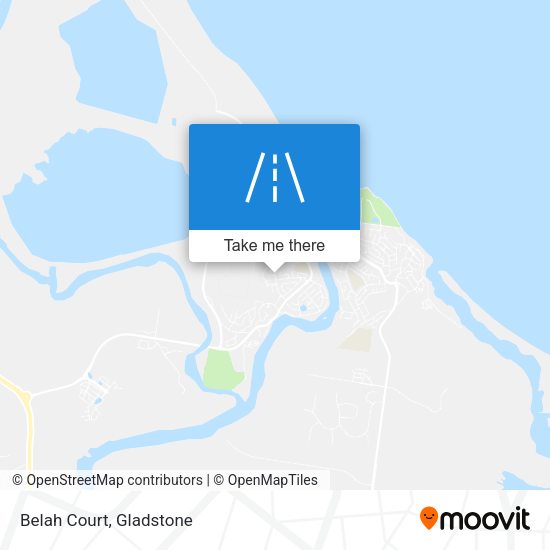 Belah Court map
