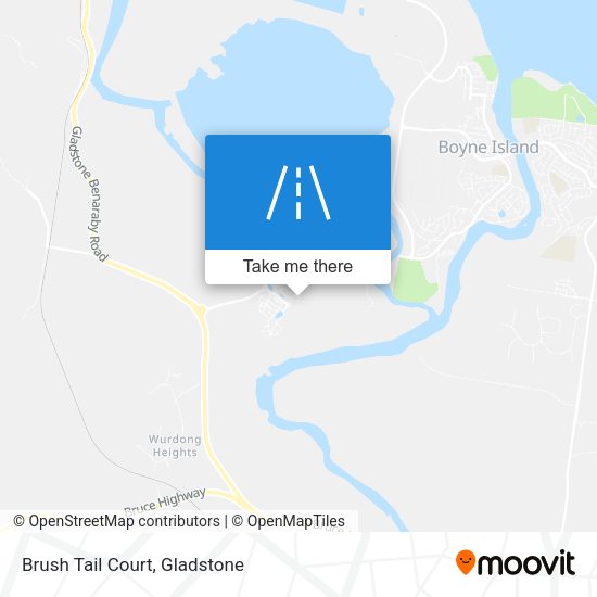 Brush Tail Court map