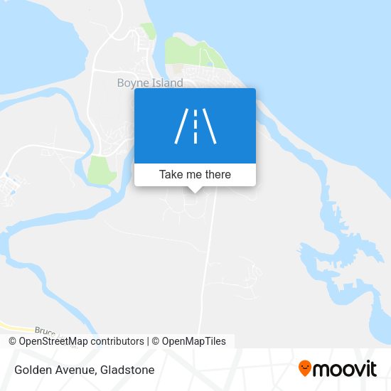 Golden Avenue map
