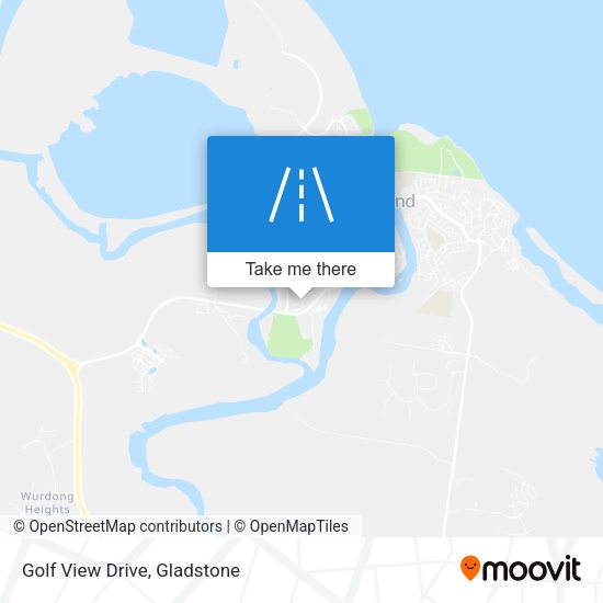 Golf View Drive map