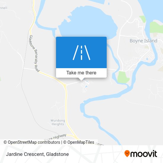 Jardine Crescent map