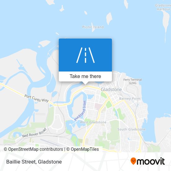 Baillie Street map