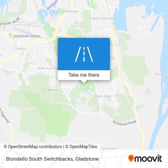 Biondello South Switchbacks map