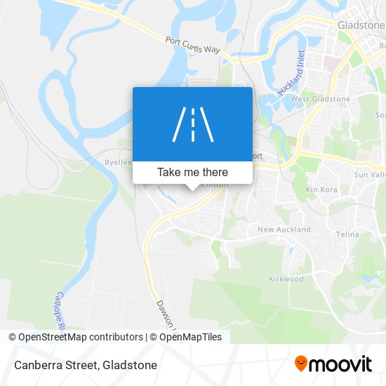 Canberra Street map