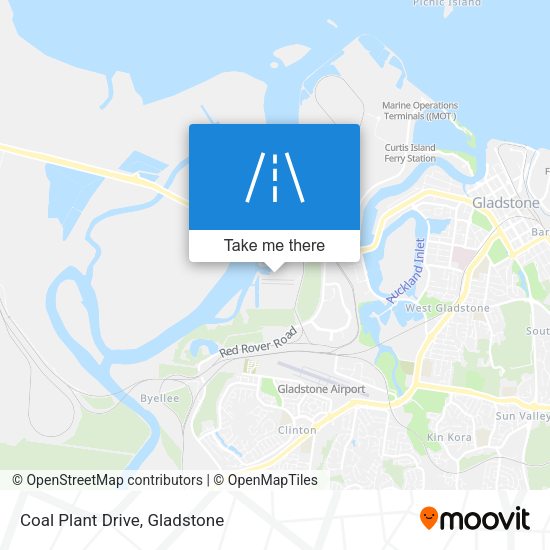 Coal Plant Drive map
