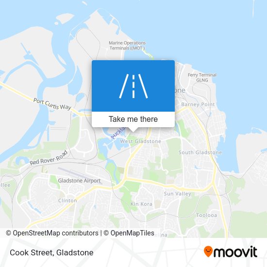 Cook Street map