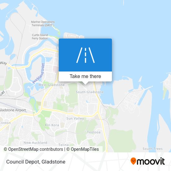 Council Depot map
