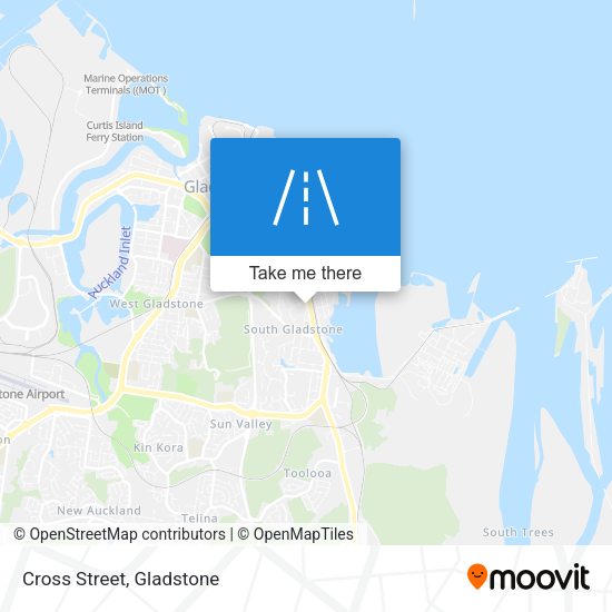 Cross Street map