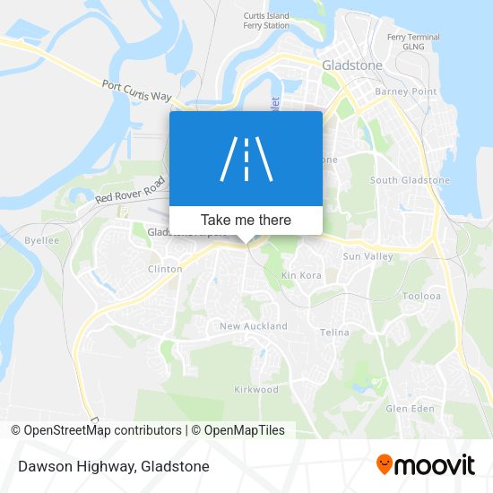 Dawson Highway map