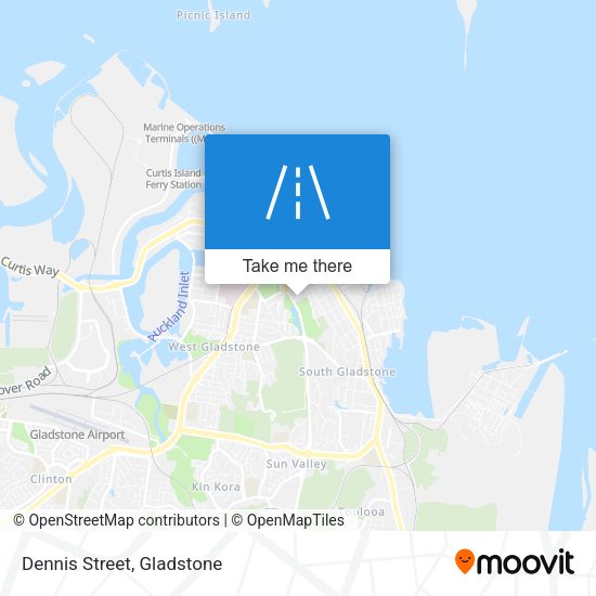 Dennis Street map