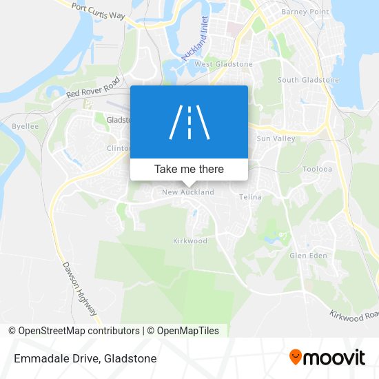 Emmadale Drive map