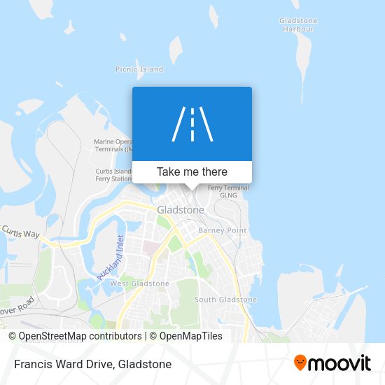 Francis Ward Drive map