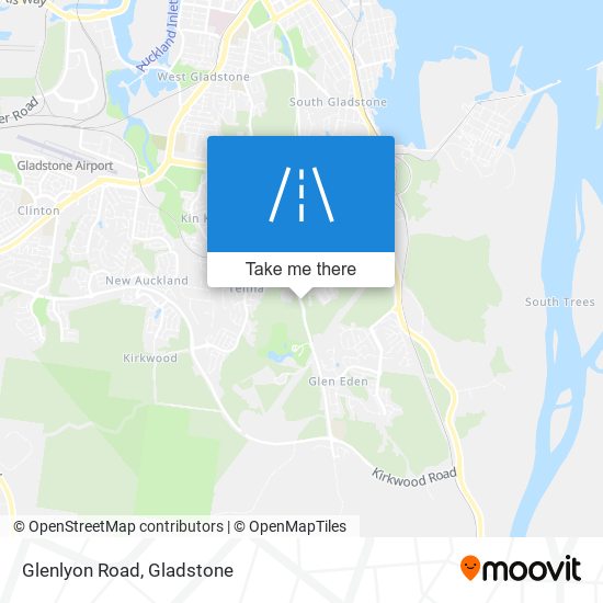 Glenlyon Road map