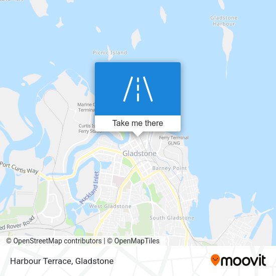 Harbour Terrace map