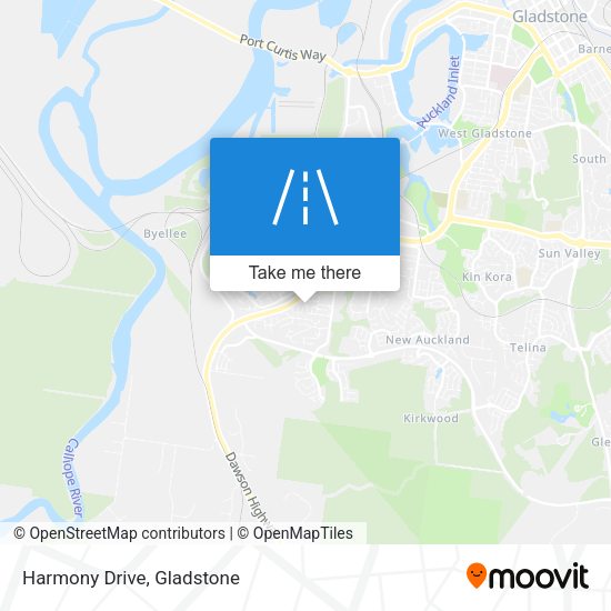 Harmony Drive map