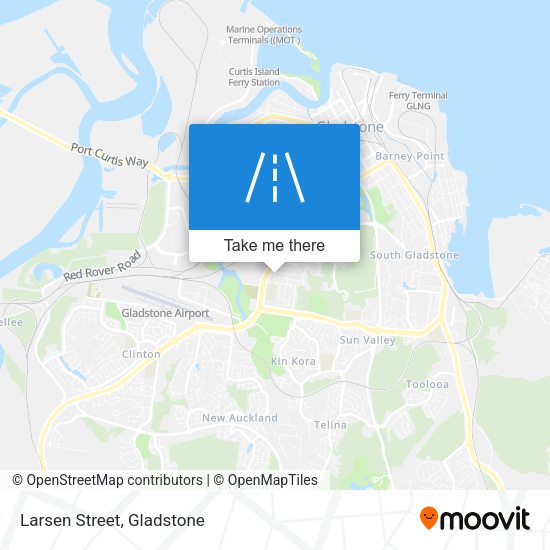 Larsen Street map