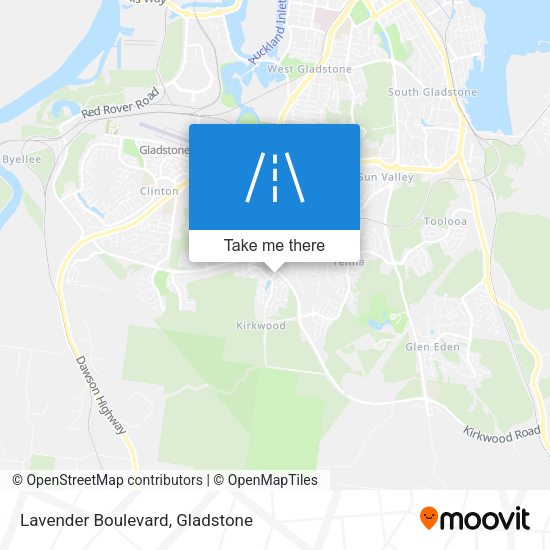Lavender Boulevard map