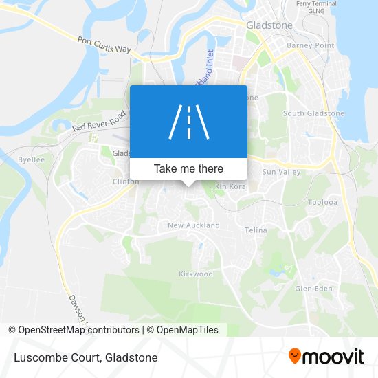 Luscombe Court map