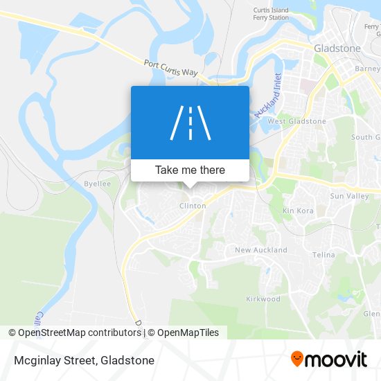Mcginlay Street map
