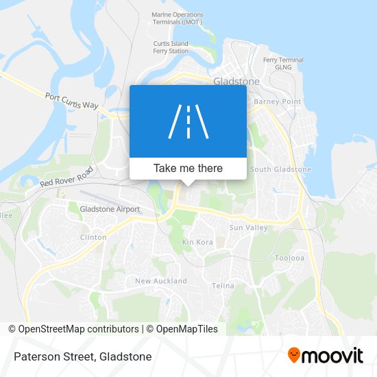 Paterson Street map