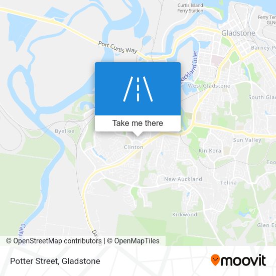 Potter Street map