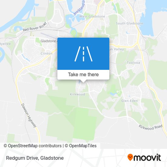 Redgum Drive map