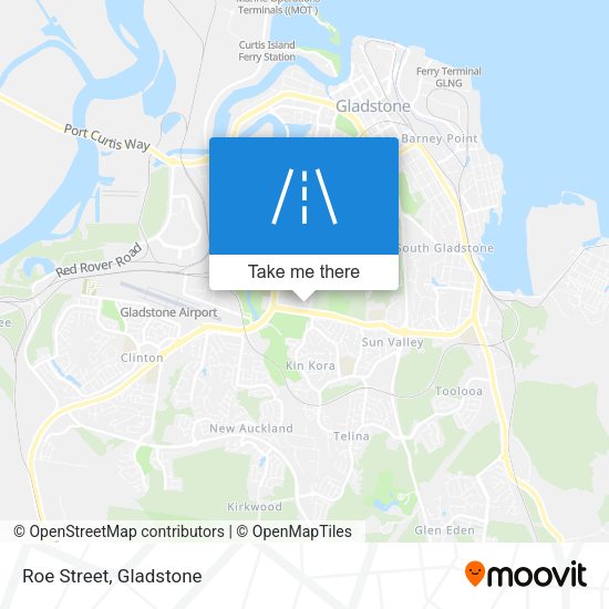 Roe Street map