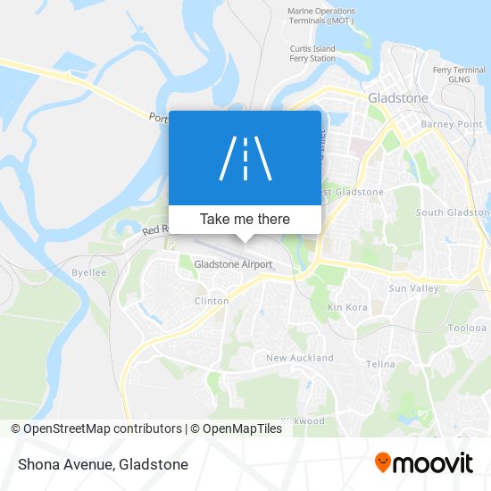 Shona Avenue map