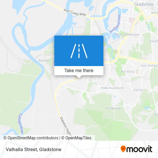 Valhalla Street map