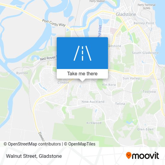 Walnut Street map