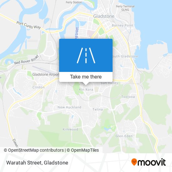 Waratah Street map