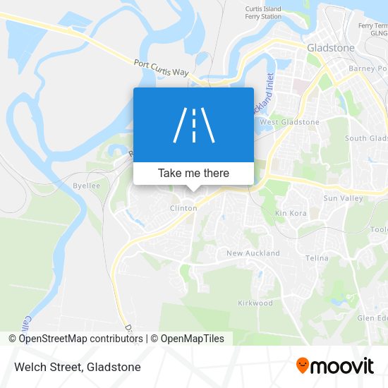 Welch Street map