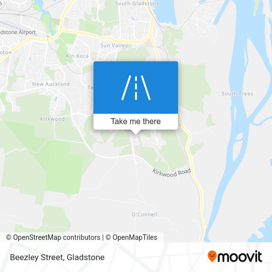 Beezley Street map