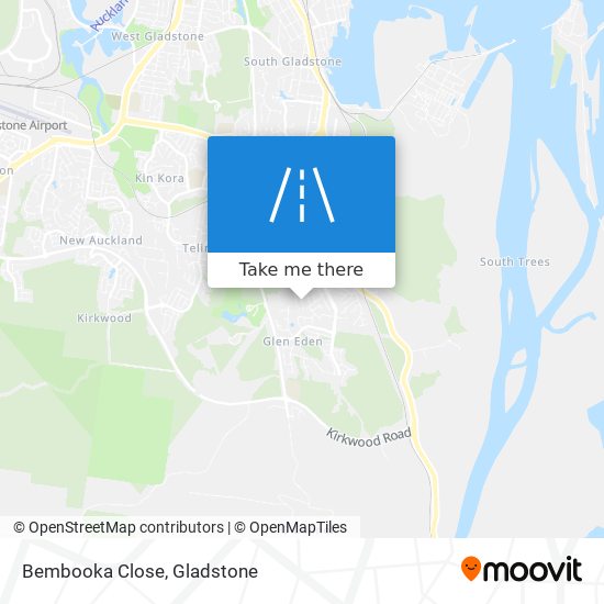 Bembooka Close map
