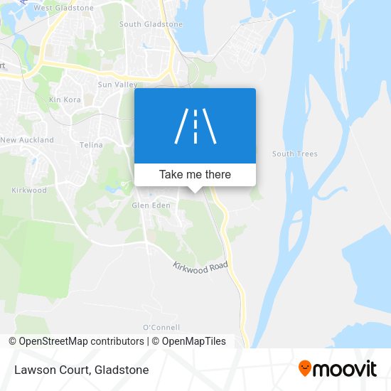 Lawson Court map