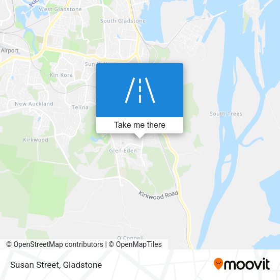 Susan Street map