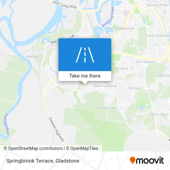 Mapa Springbrook Terrace