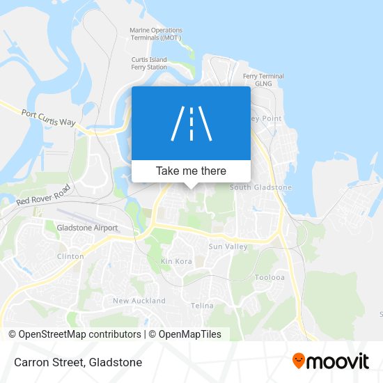 Carron Street map
