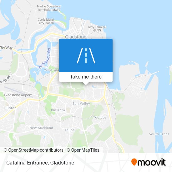 Catalina Entrance map