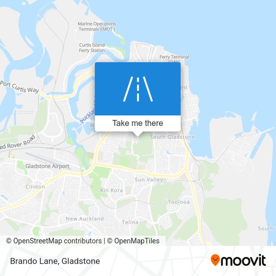 Brando Lane map