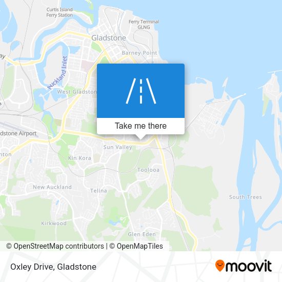 Oxley Drive map