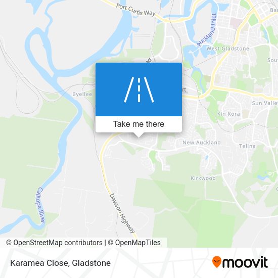 Karamea Close map